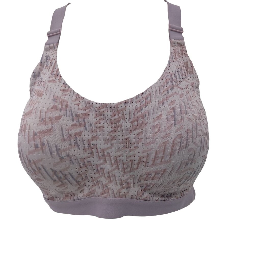 Victorias Secret Sport Gray Mesh Bra 34DD 34 DD Lightweight Sports Strappy Back